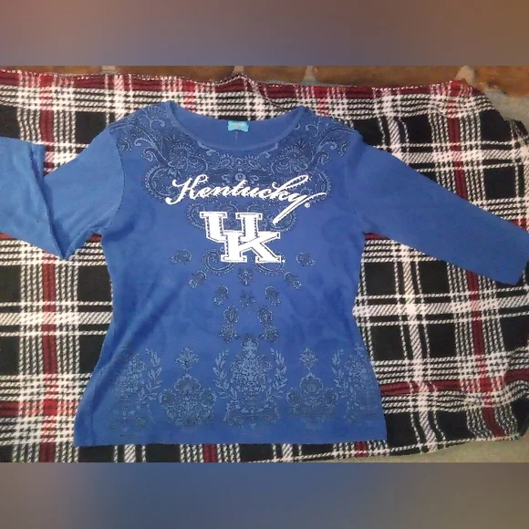 UK Rhinestone Long Sleeve Tee - Picture 4 of 6